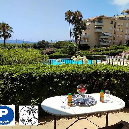 Antibes T2 Vue Mer 48M2 Terrasse Parking Piscine Plage Leilighet Eksteriør bilde