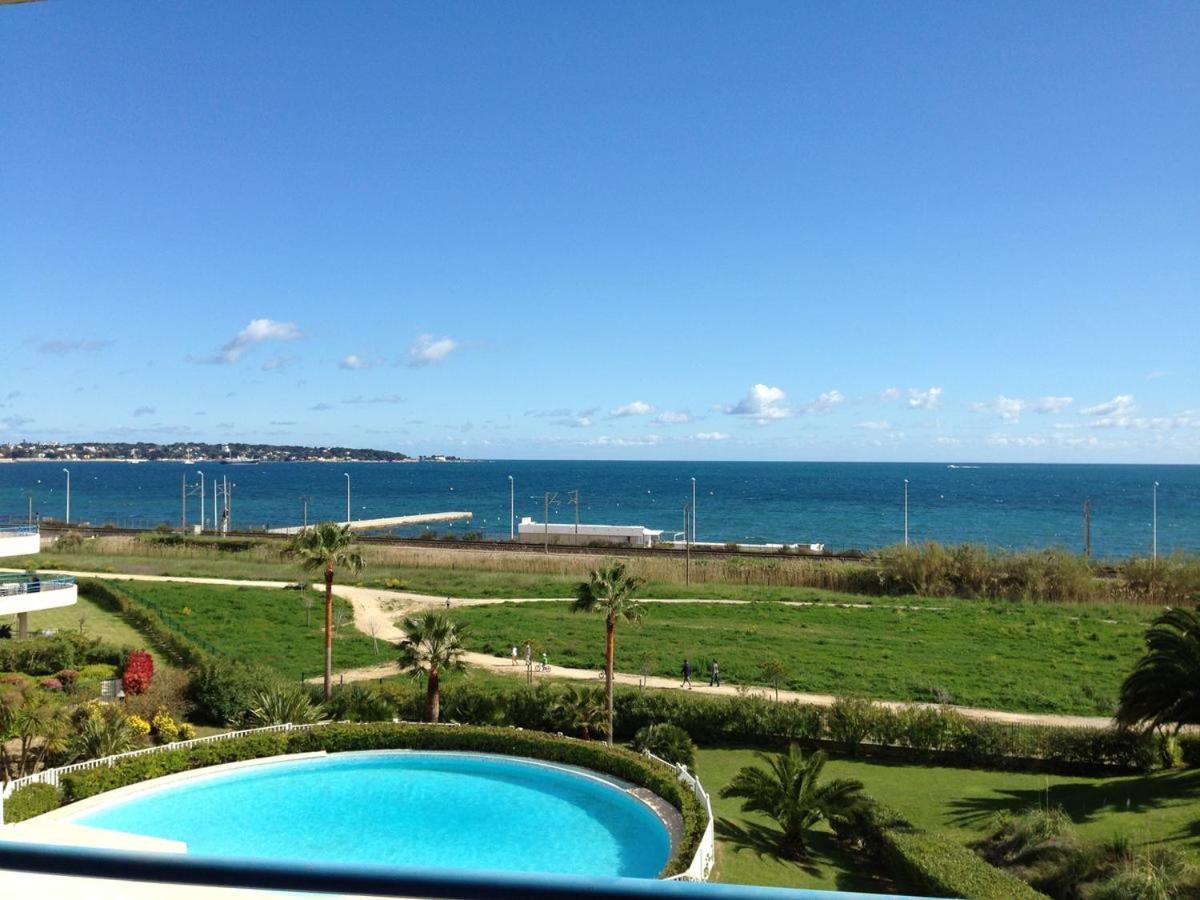 Antibes T2 Vue Mer 48M2 Terrasse Parking Piscine Plage Leilighet Eksteriør bilde